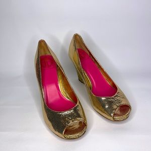 LILLY PULITZER RESORT CHIC WEDGE 9.5M